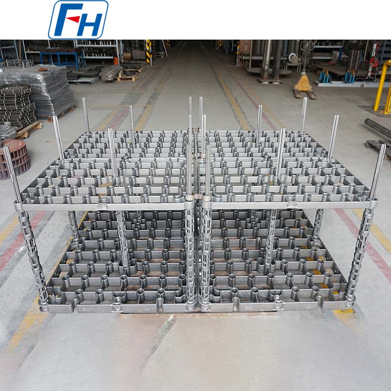 Letecká certifikácia Žiaruvzdorné oceľové prípravky pre vákuové tepelné spracovanie komponentov z titánových zliatin | FH®