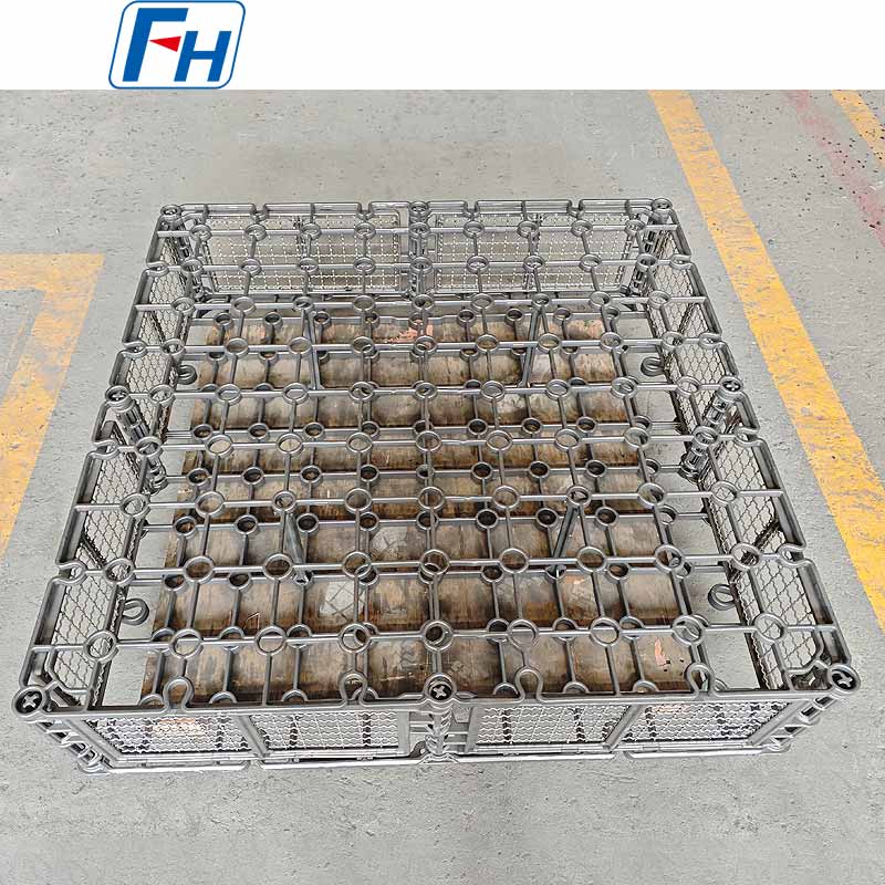 FH® Cr25Ni20 kombinovaný nabíjací kôš na tepelné spracovanie pre valčekovú pec so soľným kúpeľom