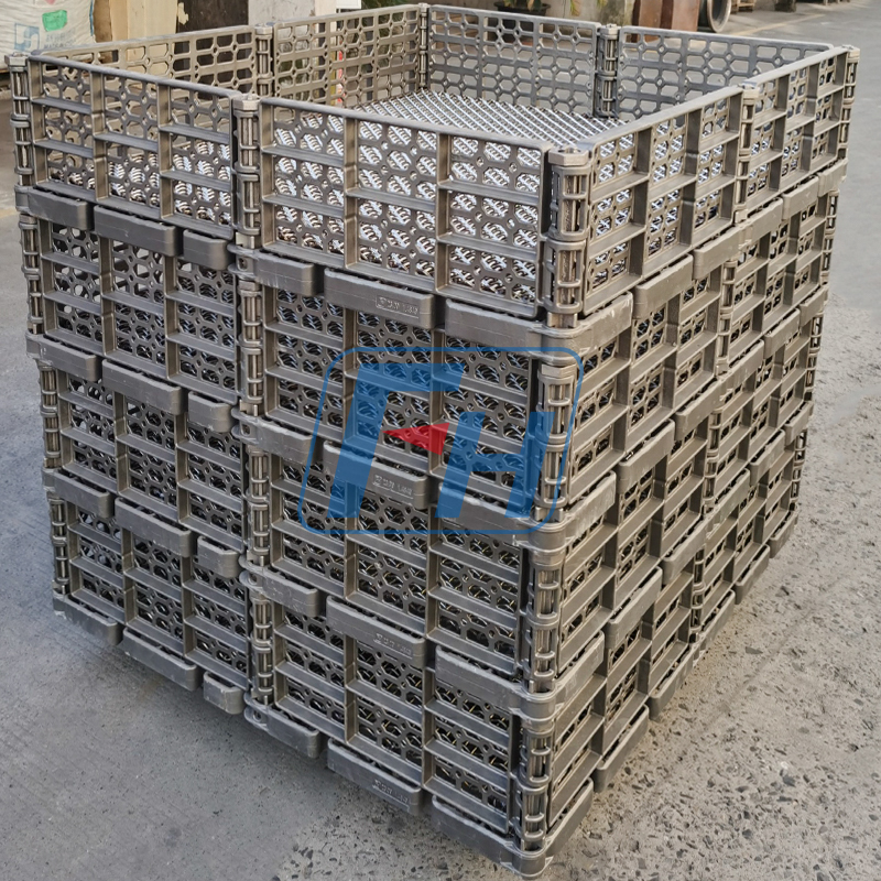 Koše na tepelné spracovanie pre kontinuálnu pec 1380x1230x280mm Koše